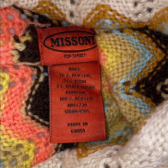 Missoni Girls knit beanie XS S 4 5 6 gold shimmer - Picture 3 of 3